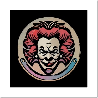 Spooky Clown Artwork Posters and Art